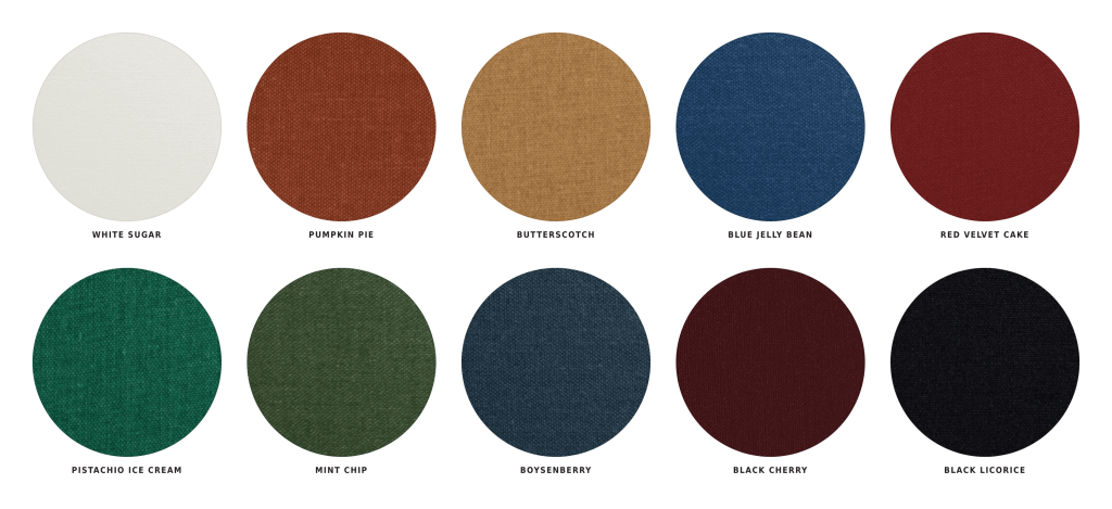 Coated Book Cloth swatches
