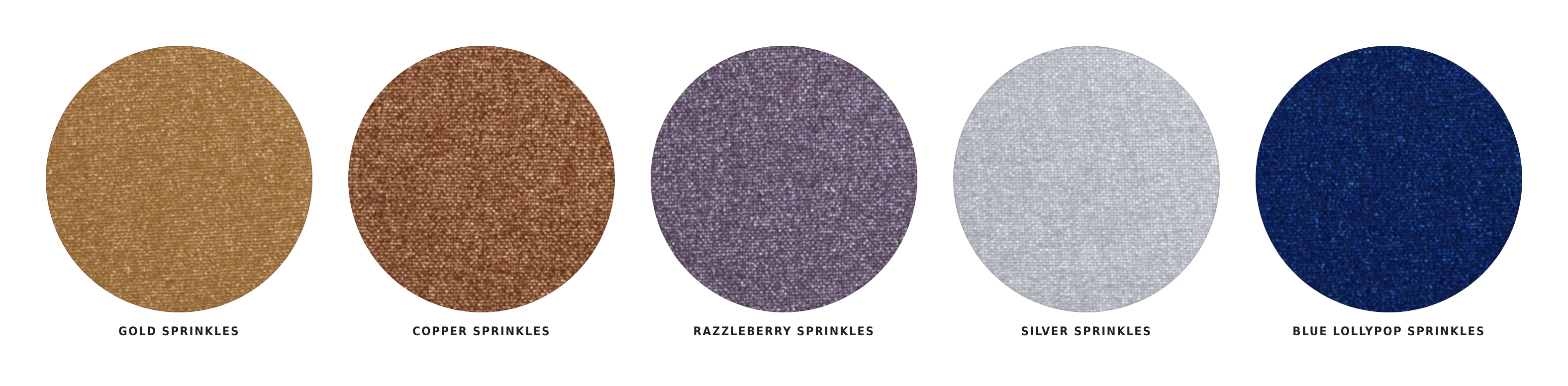Coated Sprinkles Book Cloth swatches