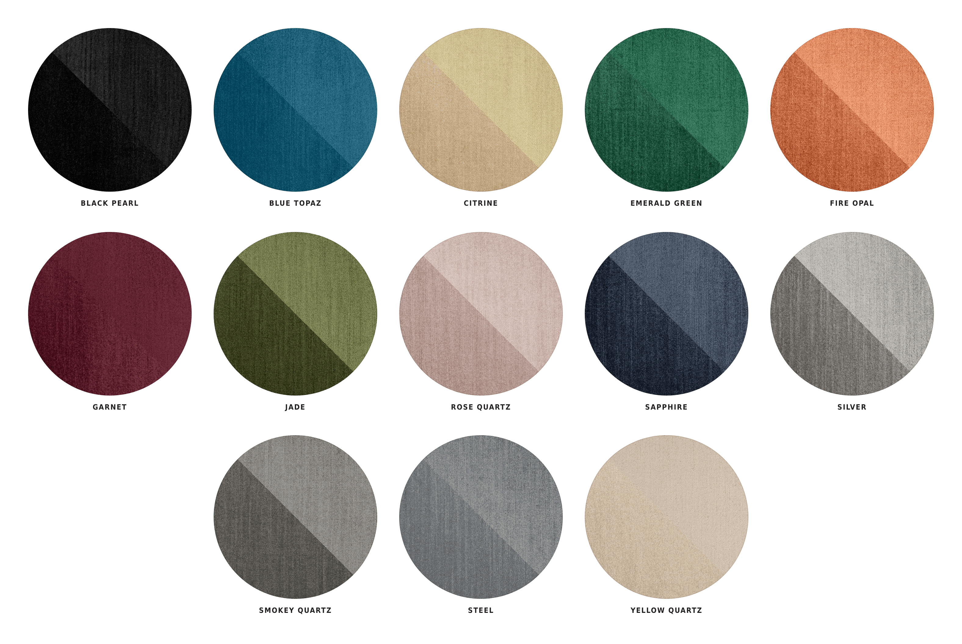 Velvet swatches