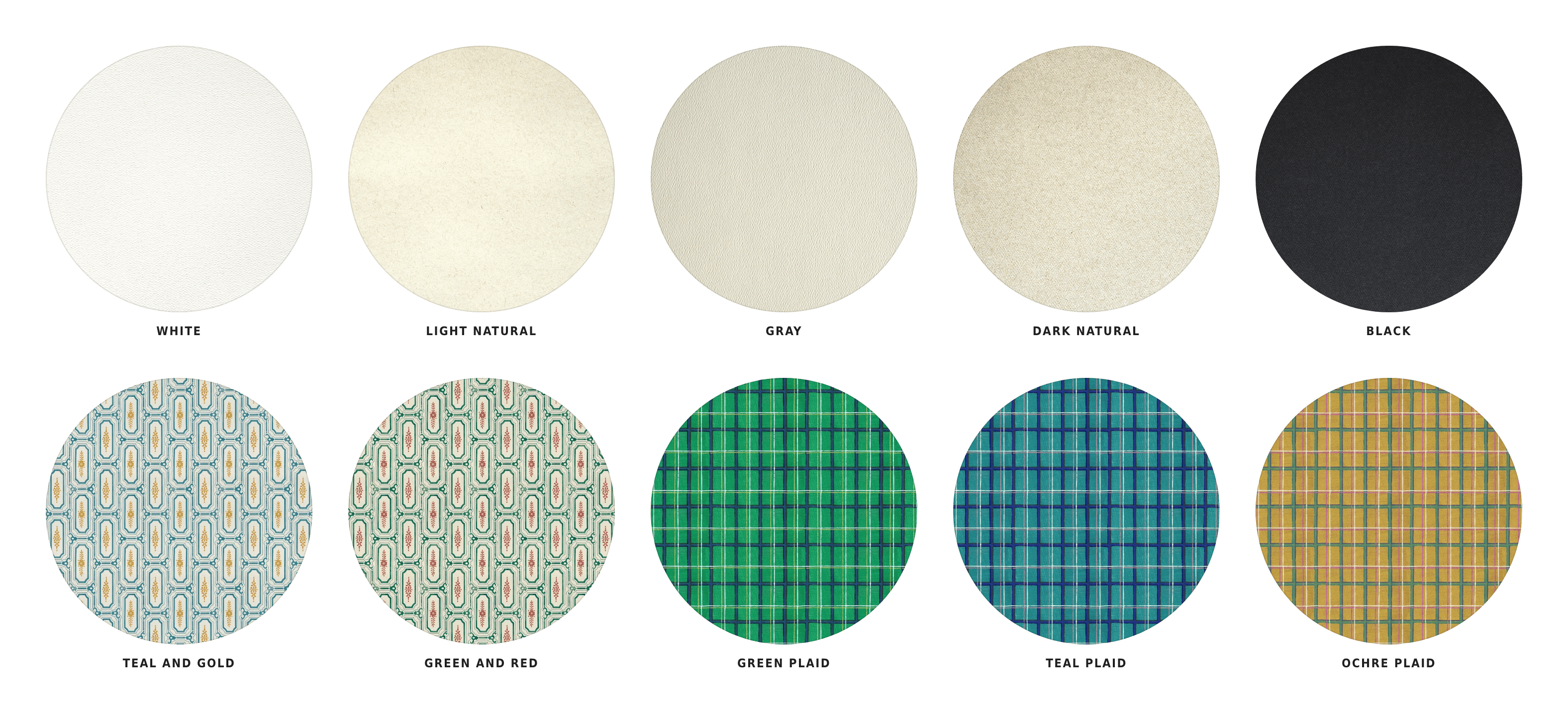 Endpapers swatches